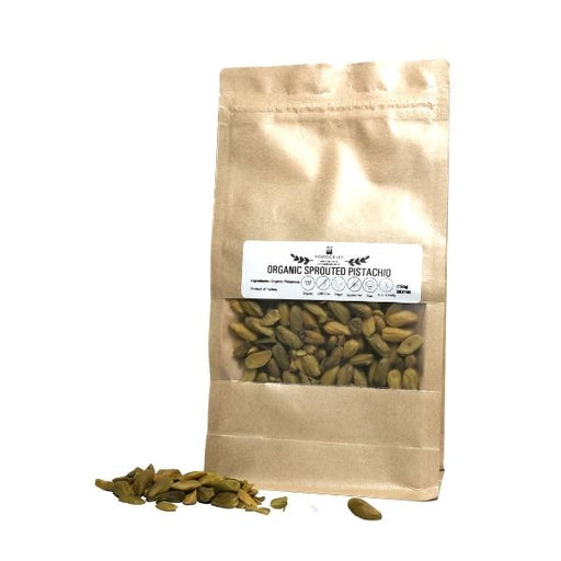 Raw Sprouted Organic Pistachios from Greece - 150g - FoodCraft Online Store 