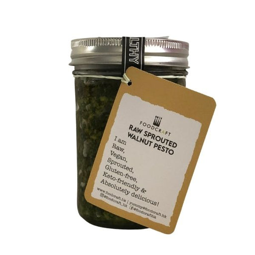 Raw Sprouted Walnut Pesto - 200g - FoodCraft Online Store 