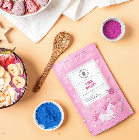 Unicorn Superfoods 100% Superfood Powder, Pink Pitaya - FoodCraft Online Store 