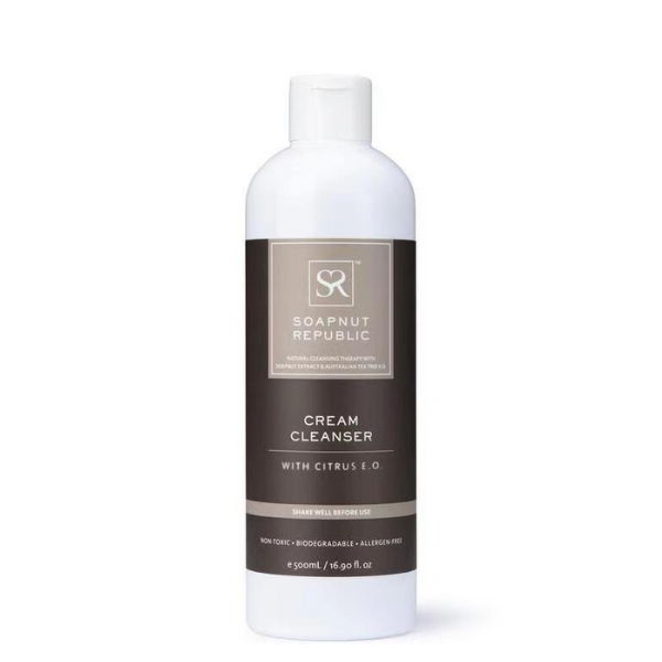 Soapnut Republic Cream Cleanser - Sweet Citrus E.O. 500ml - FoodCraft Online Store 