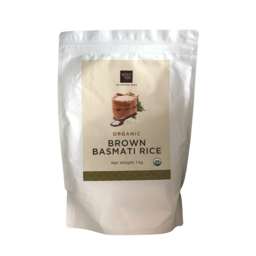 Spice Box Organic Brown Basmati Rice - 1kg - Foodcraft Online Store 