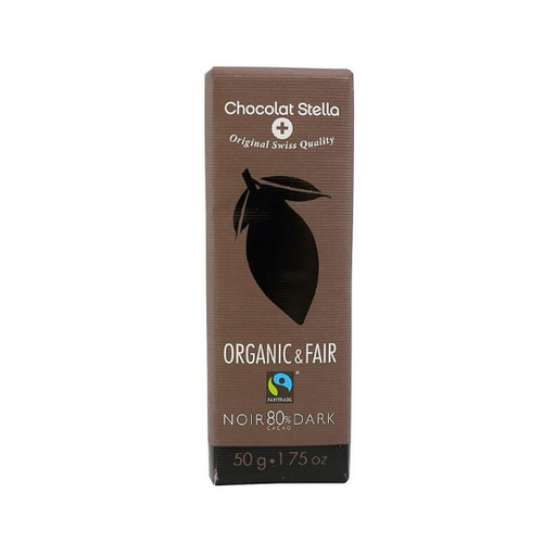 Stella Bernrain Organic Dark Chocolate 80% (50g) - FoodCraft Online Store 