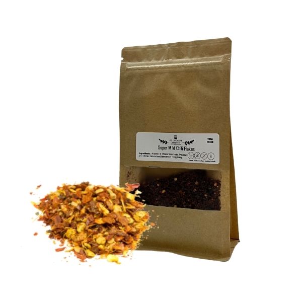 Super Mild Chili Flakes - 100g - FoodCraft Online Store 