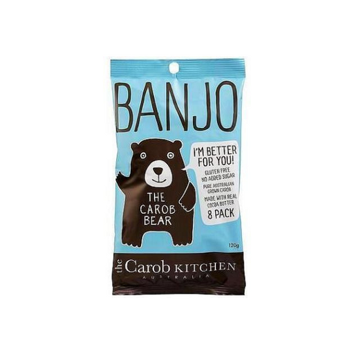The Carob Kitchen - Banjo The Carob Bear - Original 15g/each - FoodCraft Online Store 