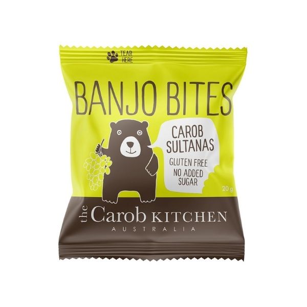 The Carob Kitchen Banjo Bites Carob Coated Sultanas - 20g - FoodCraft Online Store 