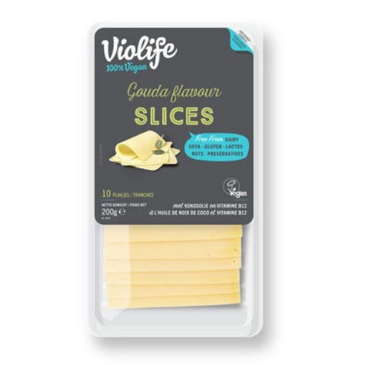 Violife 100% Vegan Gouda Flavour Slices - 140g - FoodCraft Online Store 