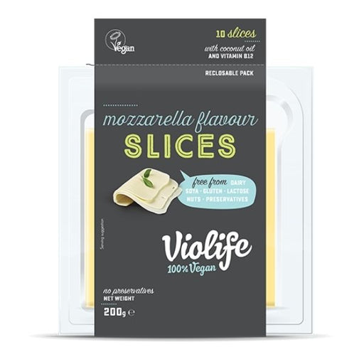 Violife 100% Vegan Mozzarella Flavour Slices - 140g - FoodCraft Online Store 
