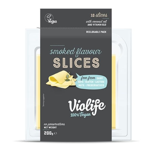 Violife 100% Vegan Smoked Flavour Slices - 140g - FoodCraft Online Store 