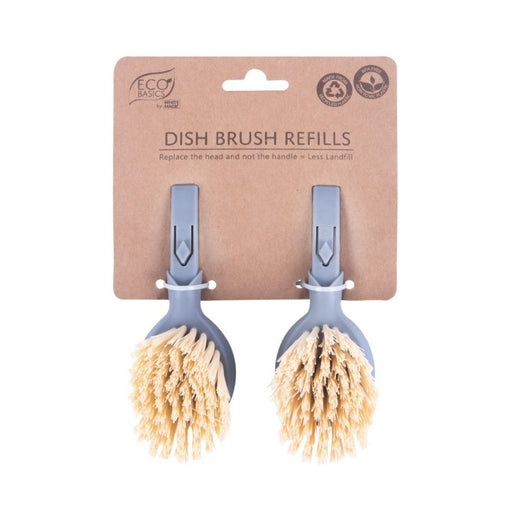 White Magic Eco Basics Dish Brush Refills - 2 per pack - FoodCraft Online Store 