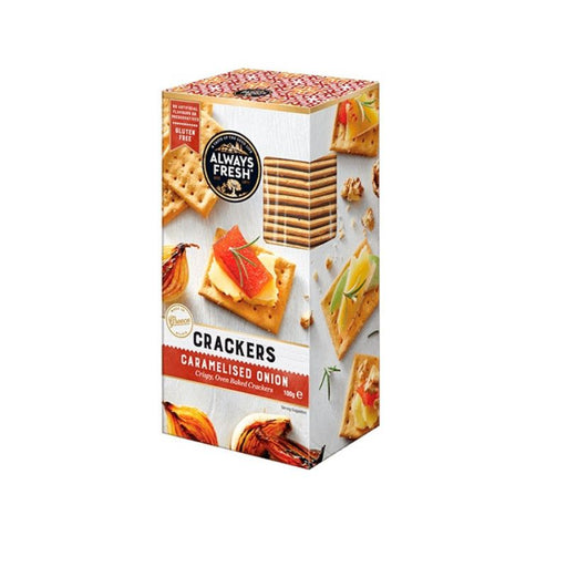 Gluten Free Caramelised Onions Crackers - Foodcraft Online Store