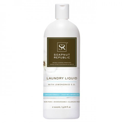 Soapnut Republic - Laundry Liquid (Lemongrass Essential Oil) - 1L - FoodCraft Online Store 